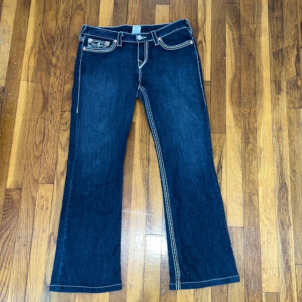 Y2K True religion bootcut low rise dark denim jeans